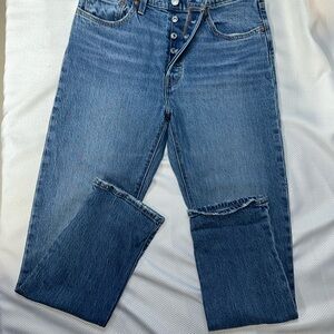 Levi's Blue Straight Leg Jeans